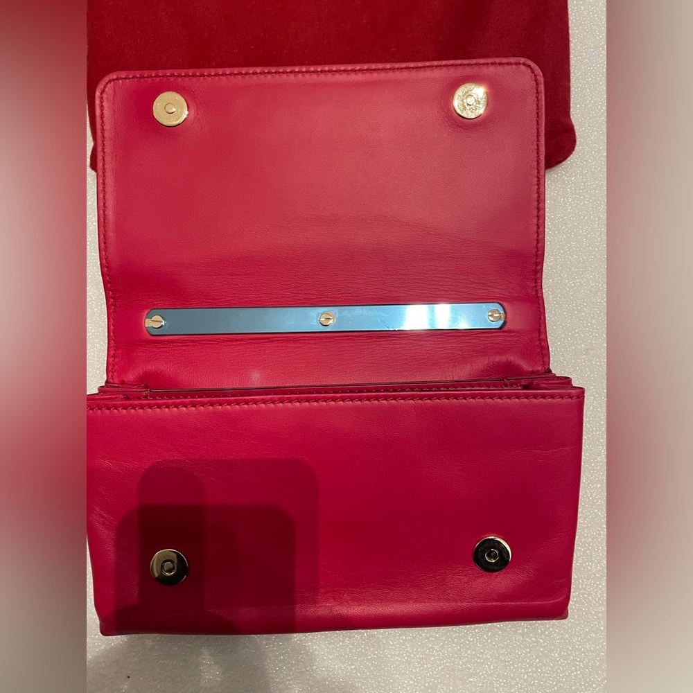 Valentino Garavani Va-Va-Voom RED Shoulder Bag / Clutch, NWT,100% AUTHENTIC! - Picture 9 of 14
